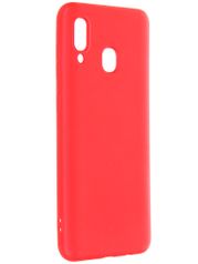 Чехол Krutoff для Samsung Galaxy A20 / A30 A205 A305 Silicone Red 12278 (817522)