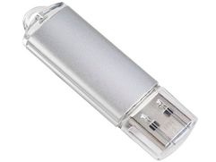 USB Flash Drive 64Gb - Perfeo E01 Silver Economy Series PF-E01S064ES (755957)