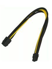 Аксессуар Удлинитель Nanoxia 6-pin PCI-E 30cm Black-Yellow NX6PV3ESG (846447)