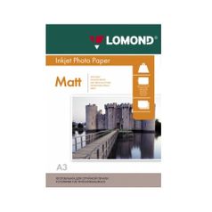 Фотобумага Lomond A3 230g/m2 матовая одностороняя 50 листов 102156 (396131)