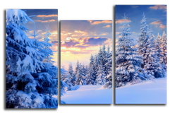 Модульная картина "Красивая зима" (108219435)