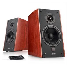 Колонки Bluetooth Edifier R2000DB, 2.0, темное дерево [r2000db wood] (480868)