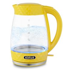 Чайник электрический KitFort KT-6123-5, 2200Вт, желтый (1562720)