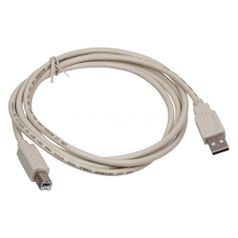 Кабель USB2.0 BURO USB A(m) - USB B(m), 1.8м, серый [usb2.0-am/bm] (817258)