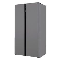 Холодильник SHIVAKI SBS-502DNFX, двухкамерный, нержавеющая сталь (1141836)