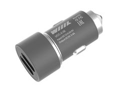 Зарядное устройство WIIIX 2xUSB 2.4A Grey UCC-2-36 (844176)