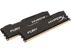 Модуль памяти HyperX Fury Black Series PC3-15000 DIMM DDR3 1866MHz CL10 - 16Gb KIT (2x8Gb) HX318C10FBK2/16 (143186)
