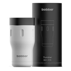 Термокружка BOBBER Tumbler-350, 0.35л, белый/ черный (1436326)