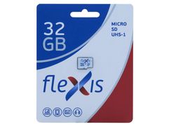 Карта памяти 32Gb - Flexis Micro Secure Digital HC Class 10 U1 FMSD032GU1 (732889)