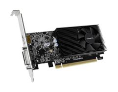 Видеокарта GigaByte GeForce GT 1030 1151Mhz PCI-E 3.0 2048Mb 2100Mhz 64 bit DVI HDMI HDCP GT 1030 Low Profile D4 2G GV-N1030D4-2GL Выгодный набор + серт. 200Р!!! (623501)