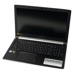 Ноутбук ACER Aspire 7 A715-72G-77A0, 15.6", Intel Core i7 8750H 2.2ГГц, 8Гб, 1000Гб, 128Гб SSD, nVidia GeForce GTX 1050 Ti - 4096 Мб, Linux, NH.GXCER.004, черный (1086872)