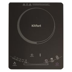 Плита Электрическая Kitfort КТ-106 черный стеклокерамика (настольная) (935443)