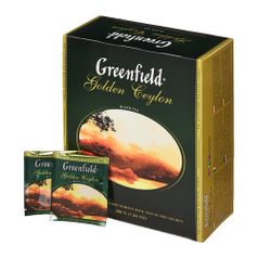 Чай Greenfield Golden Ceylon черный 100пак. карт/уп. (0581-09) (1096349)