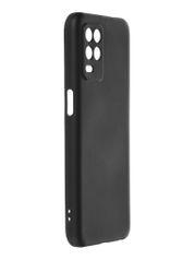 Чехол DF для Realme Narzo 30 (5G) с микрофиброй rmOriginal-14 Black (862359)