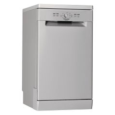 Посудомоечная машина HOTPOINT-ARISTON HSFE 1B0 C S, узкая, серебристая [155299] (1128573)