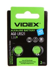 Батарейка LR521 - Videx AG0 2BL (2 штуки) (847054)