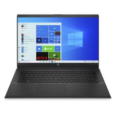 Ноутбук HP 17-cp0090ur, 17.3", AMD 3020e 1.2ГГц, 4ГБ, 256ГБ SSD, AMD Radeon , Windows 10, 4D4B4EA, черный (1605358)