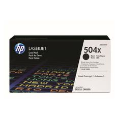 Картридж (двойная упаковка) HP 504X, черный / CE250XD (714414)