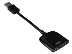 Хаб USB Hama Mobil 2xUSB 3.0 00054132 (847704)