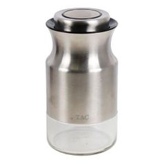Банка Bradex TK 0403 для сыпучих продуктов цилинд. 0.84л. стекло серебрянный (1426886)