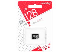 Карта памяти 128Gb - SmartBuy MicroSD Class10 UHS-I SB128GBSDCL10-00 (836956)