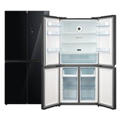 Холодильник Бирюса CD 466 BG, трехкамерный, черный (1379022)