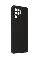 Чехол Brosco для Oppo Reno 5 Lite Matte Black OPPO-R5L-COLOURFUL-BLACK (872369)