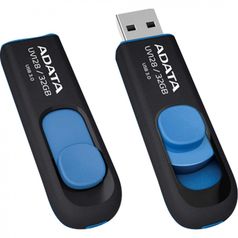 USB Flash Drive 32Gb - A-Data DashDrive UV128 USB 3.0 Blue AUV128-32G-RBE (100103)