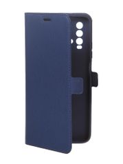 Чехол DF для Xiaomi Redmi 9T Blue xiFlip-67 (815249)