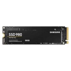 SSD накопитель Samsung 980 MZ-V8V500BW 500ГБ, M.2 2280, PCI-E x4, NVMe (1495574)