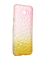 Чехол Krutoff для Huawei P8 Lite Crystal Silicone Yellow-Pink 12274 (730924)