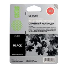 Картридж Cactus CS-PG50, черный / CS-PG50 (690145)