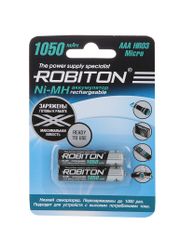 Аккумулятор AAA - Robiton 1050 mAh RTU1050MH-2 BL2 13117 (2 штуки) MH1050AAA (261244)