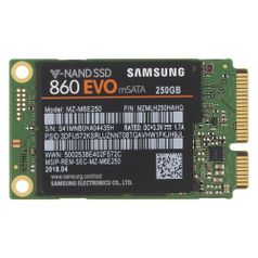 SSD накопитель SAMSUNG 860 EVO MZ-M6E250BW 250Гб, mSATA, SATA III (1035047)
