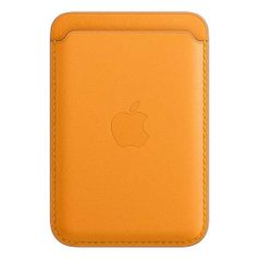 Чехол (футляр) Apple Leather Wallet with MagSafe, для Apple iPhone 12/12 Pro/12 mini/12 Pro Max, золотой апельсин [mhlp3ze/a] (1430154)