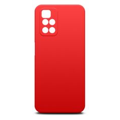 Чехол (клип-кейс) BORASCO Microfiber Case, для Xiaomi Redmi 10, красный [40472] (1599163)
