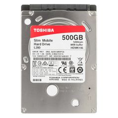 Жесткий диск Toshiba L200 Slim HDWK105UZSVA, 500ГБ, HDD, SATA III, 2.5" (382692)