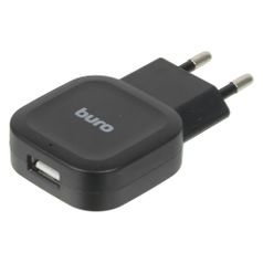 Сетевое зарядное устройство Buro TJ-277B, USB, 2.4A, черный (477675)