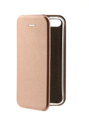 Аксессуар Чехол-книга Innovation для APPLE iPhone 5 / 5S / SE Book Pink-Gold 10566 (481060)