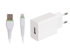 Зарядное устройство Maimi T13 1xUSB 2100mAh 5V + Cable Lightning White (784471)