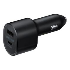 Автомобильное зарядное устройство Samsung EP-L5300, USB + USB type-C, 3A, черный (1377019)