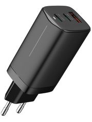 Зарядное устройство Wiwu GaN Charger EU Standard 65W Black 6973218936666 (864822)