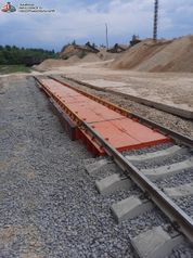 Железнодорожные вагонные весы ВТВ-С для потележечного взвешивания в статике 30 тонн