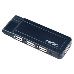 Хаб USB Perfeo PF-VI-H021 4 Ports Black PF_4388 (505729)