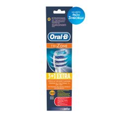 Сменные насадки для электрических зубных щеток ORAL-B Trizone 4 шт [80228239] (870458)