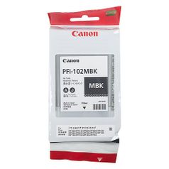 Картридж Canon PFI-102MBK, черный матовый / 0894B001 (620678)