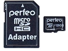 Карта памяти 128Gb - Perfeo microSDXC High-Capacity Class 10 UHS-1 V30 PF128GMCSX10V30 (772762)