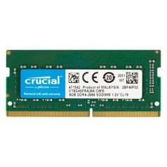 Модуль памяти Crucial CT8G4SFRA266.C8FE DDR4 - 8ГБ 2666, SO-DIMM, Ret (1453444)