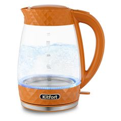 Чайник электрический KitFort KT-6123-4, 2200Вт, оранжевый (1562718)
