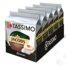 Кофе капсульный TASSIMO Cappuccino, капсулы, совместимые с кофемашинами TASSIMO®, крепость 40 шт [8052279] (1458583)